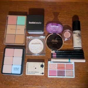 15 Makeup Items Bundle Eye Lip Palette Blush Highlighter Wander Beauty Morphe